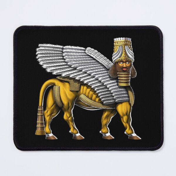 Item preview, Lamassu Sumerian Winged Bull designed and sold by underheaven.