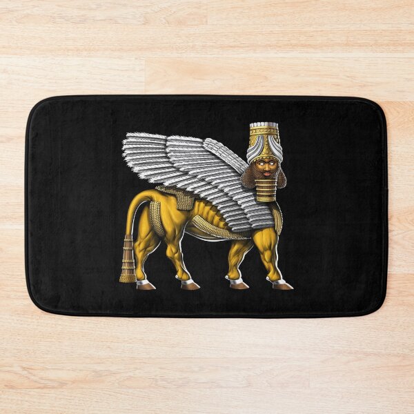 Item preview, Lamassu Sumerian Winged Bull designed and sold by underheaven.