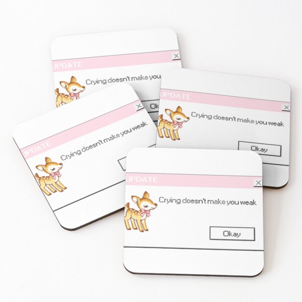 Item preview, Crying Doesn’t Make You Weak Popup designed and sold by endlessstars.
