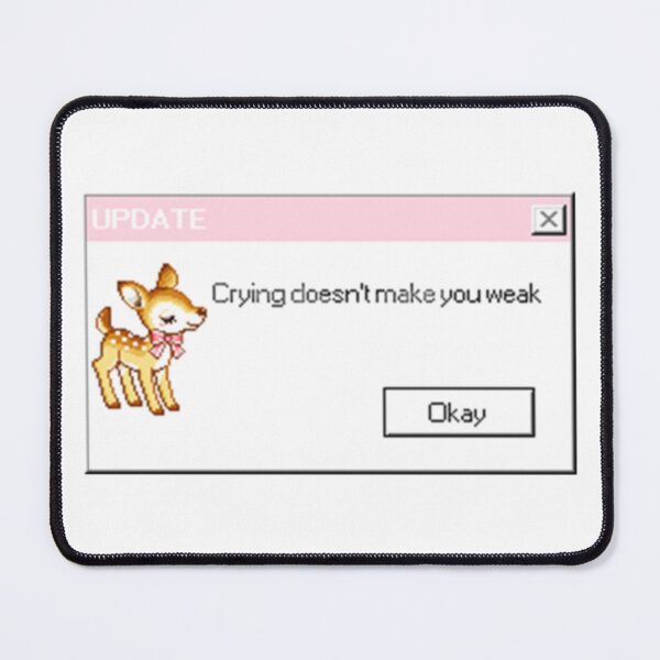 Item preview, Crying Doesn’t Make You Weak Popup designed and sold by endlessstars.