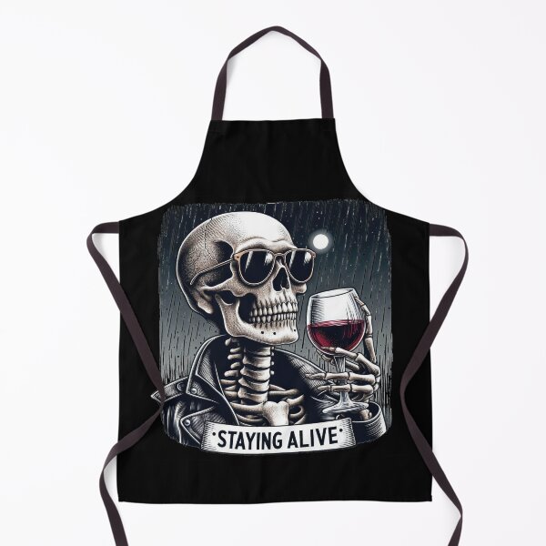 Item preview, staying alive, red vine, moon, scull designed and sold by NERO gOVEDI.