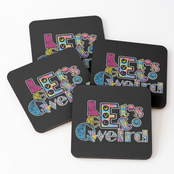 Item preview, "Let's Get Qweird" Pansexual Colors Customizable Design Pride Month  designed and sold by Qweird Artistry.