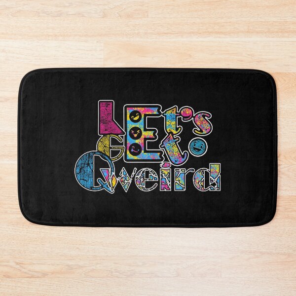 Item preview, "Let's Get Qweird" Pansexual Colors Customizable Design Pride Month  designed and sold by Qweird Artistry.