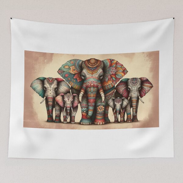 Item preview, Elephant Tapestry: A Family’s Heritage designed and sold by nicholekoch1.