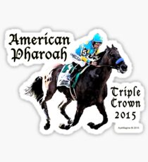 American Pharoah Triple Crown 2015 Sticker