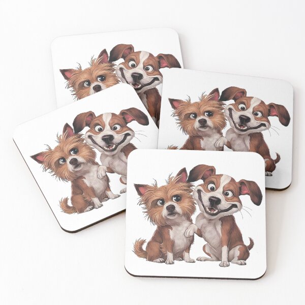 Item preview, Two funny dogs designed and sold by MagelliShop.