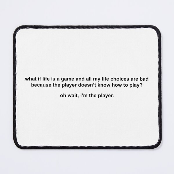 Item preview, what if life is a game designed and sold by KingaDesigns.