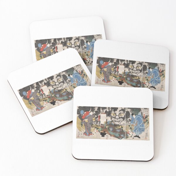 Item preview,  Utagawa Hiroshige   The Origin Story of the Cat Stone at Okabe,  designed and sold by TeeARTHY.