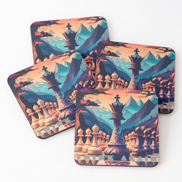 Item preview, Chess Pieces - Think Ahead designed and sold by AmvaDesigns.
