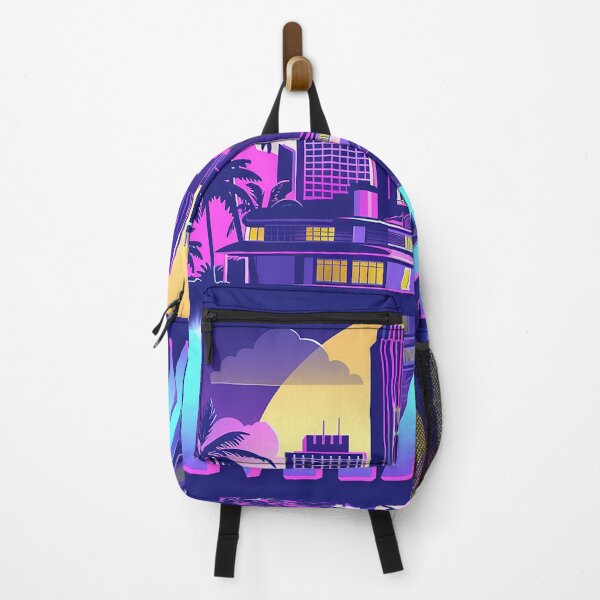 Item preview, Miami Travel Illustration designed and sold by nomiraclehere.
