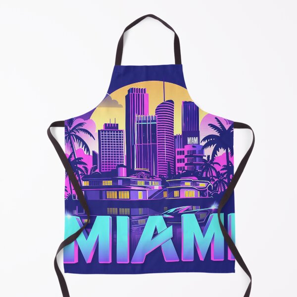 Item preview, Miami Travel Illustration designed and sold by nomiraclehere.