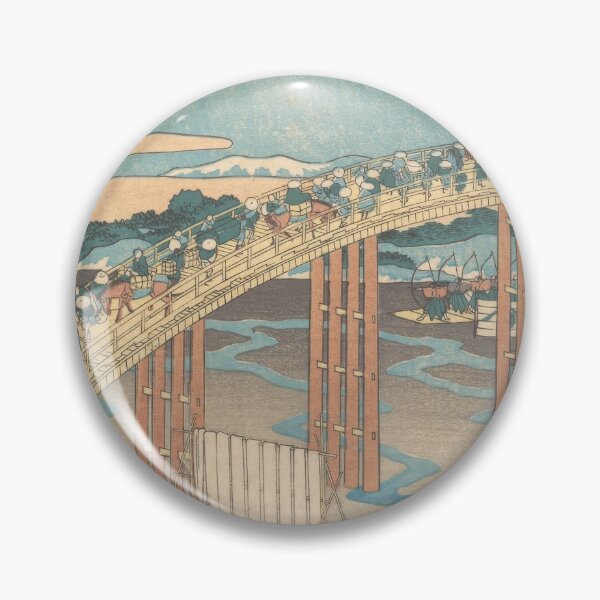 Item preview,  Utagawa Hiroshige  Yahagi Bridge at Okazaki on the Tōkaidō  Tōkaidō Okazaki  designed and sold by TeeARTHY.