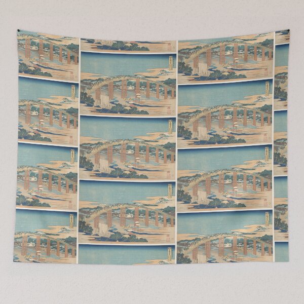 Item preview,  Utagawa Hiroshige  Yahagi Bridge at Okazaki on the Tōkaidō  Tōkaidō Okazaki  designed and sold by TeeARTHY.