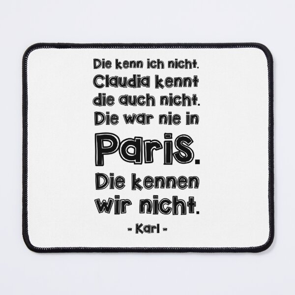 Item preview, Heidi Klum - Karl Lagerfeld - I don't know her. Claudia doesn't know her either. She's never been to Paris. We don't know her. designed and sold by torti2000.