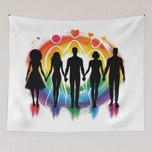 Item preview, LGTBI+ silhouette designed and sold by CustomFizz.