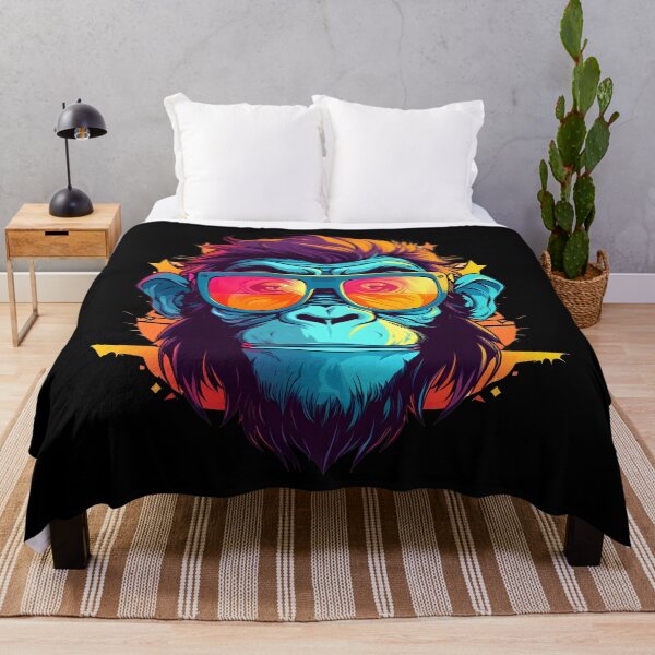 Item preview, Summer Blue Cartoon Cool Gangsta Monkey With Sunglasses designed and sold by Leonardo Palumbo.