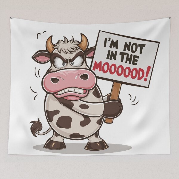 Item preview, I'm Not In The Moooood!  designed and sold by JPees.