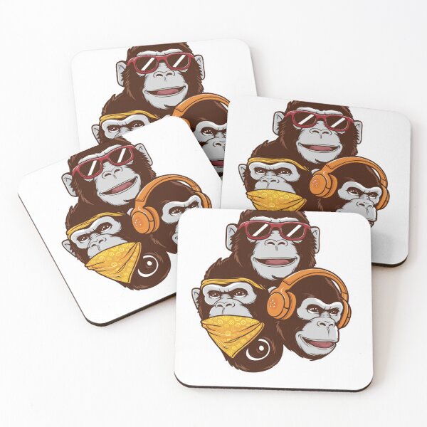 Item preview, See No Evil Hear No Evil Speak No Evil Monkeys designed and sold by The People’s Punchline.