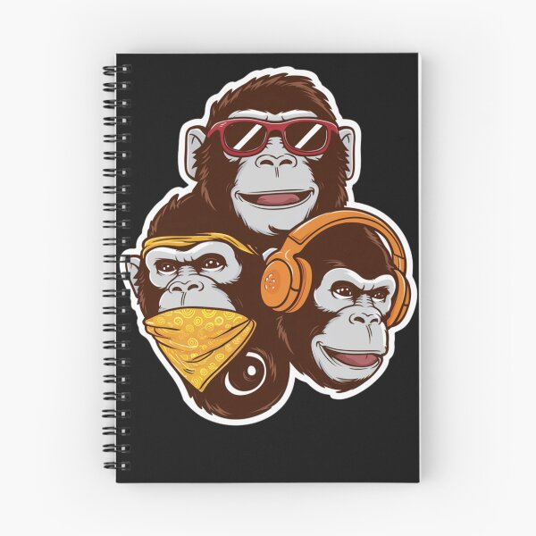 Item preview, See No Evil Hear No Evil Speak No Evil Monkeys designed and sold by The People’s Punchline.