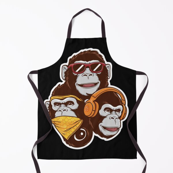 Item preview, See No Evil Hear No Evil Speak No Evil Monkeys designed and sold by The People’s Punchline.