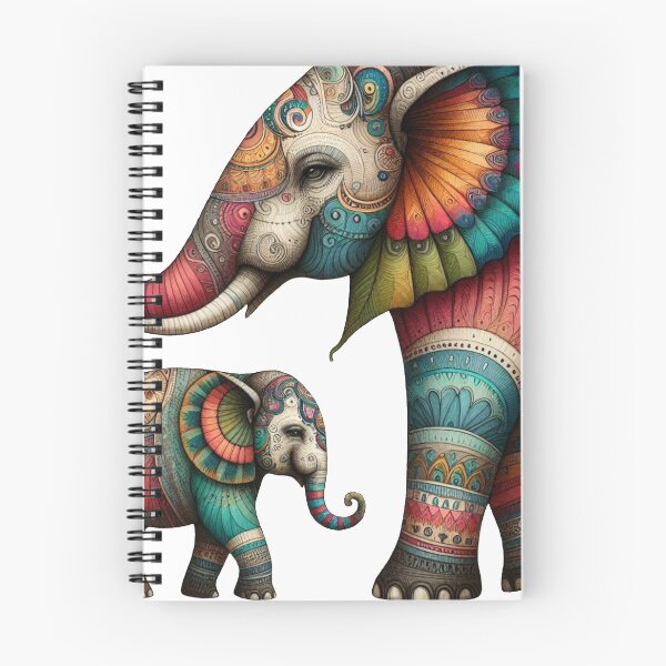 Item preview, Harmony in Hues: The Elephant’s Colorful Journey designed and sold by nicholekoch1.