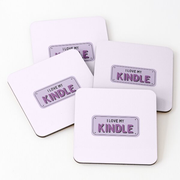 Item preview,  I Love My Kindle / Book Lover Aesthetic Merch in Pastel Purple Lavender Bumper Sticker  designed and sold by Neadoodles.