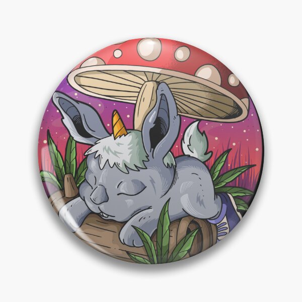 Item preview, Cute unicorn bunny with mushroom designed and sold by zugharo2019.
