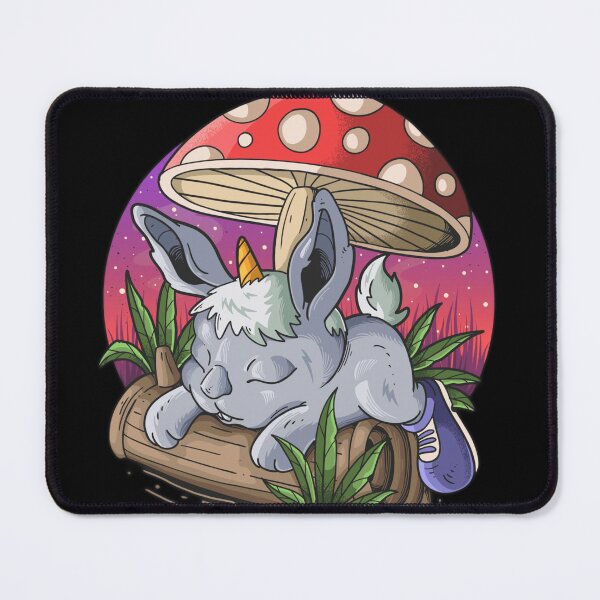 Item preview, Cute unicorn bunny with mushroom designed and sold by zugharo2019.