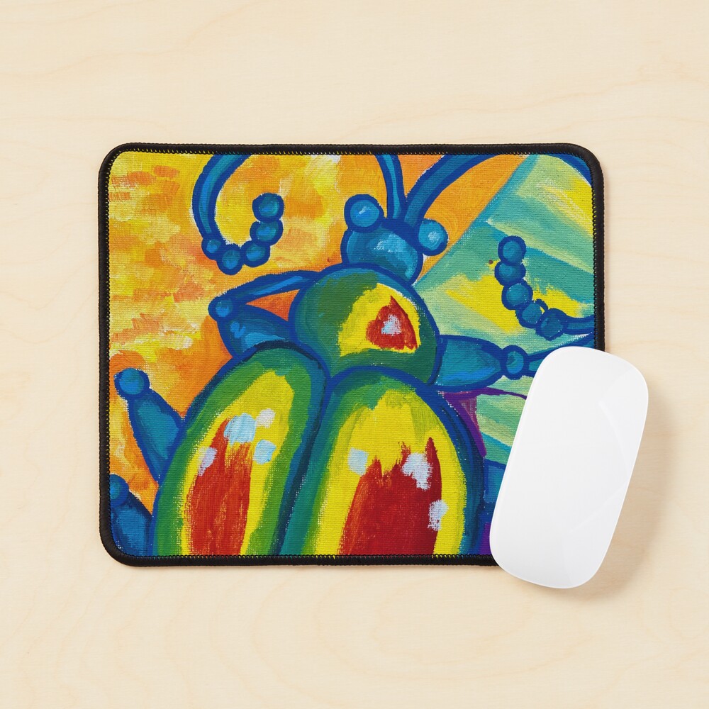 Abstract Beetle Mouse Pad