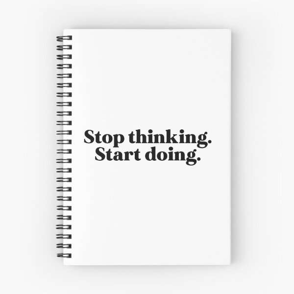 Item preview, Stop thinking start doing designed and sold by weirdly weird.