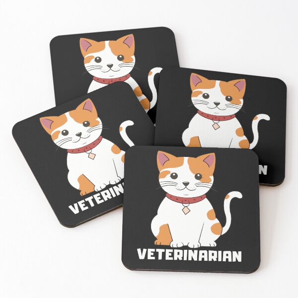 Item preview, veterinary medicine with a pretty cat  designed and sold by Angie-Atelier.