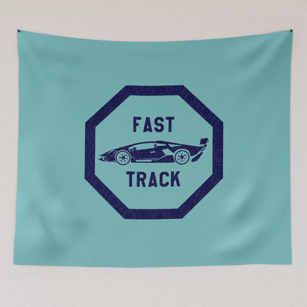 Item preview, "Fast Track: blue Supercar Excellence" designed and sold by Stipper Store.