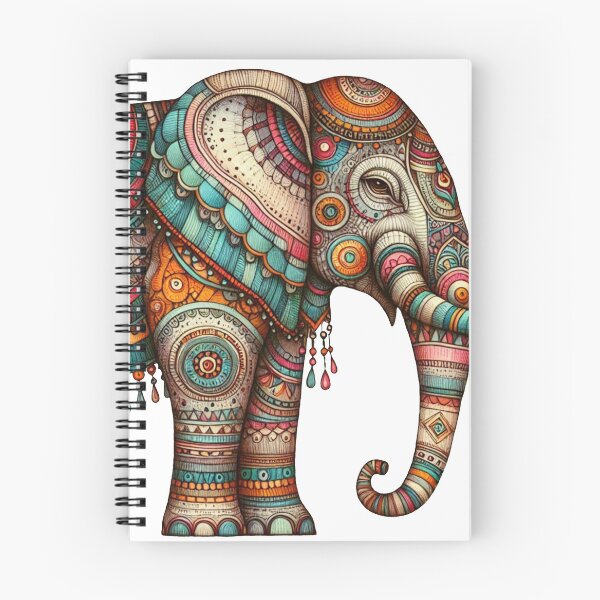 Item preview, Chromatic Elegance: The Kaleidoscope Elephant designed and sold by nicholekoch1.
