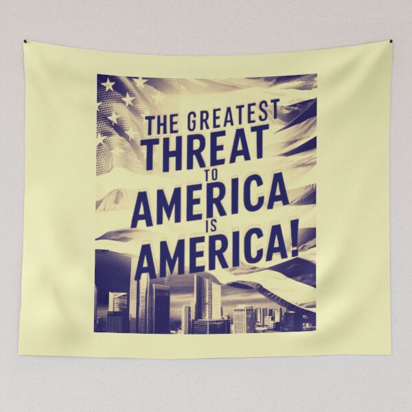 Item preview, The Greatest Threat To America Is America  designed and sold by Flirt-Teez.