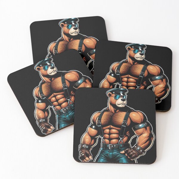 Item preview, Leather Muscle Bear - 001 designed and sold by KilloKalla.