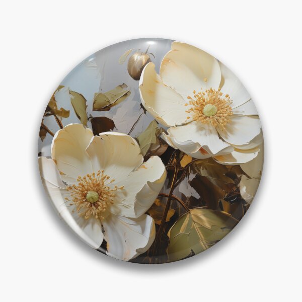 Artikelvorschau, Hellebore - Impasto Floral entworfen und verkauft von KootenayDesigns.
