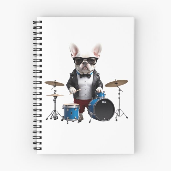 Item preview, Frenchie Drummer man designed and sold by TTVenue.