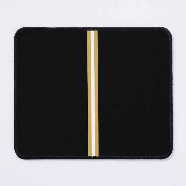 Item preview, BLACK, GOLD & WHITE Central Vertical 3 STRIPES designed and sold by RachelMacht.