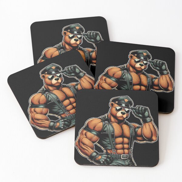 Item preview, Leather Muscle Bear - 002 designed and sold by KilloKalla.