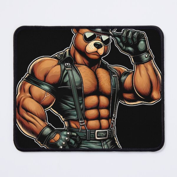 Item preview, Leather Muscle Bear - 002 designed and sold by KilloKalla.