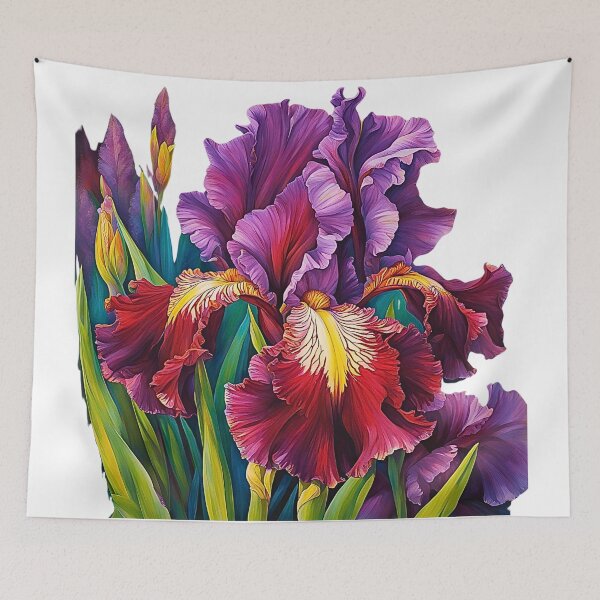 Item preview, Iris Blooms designed and sold by Jens Mindful Space.