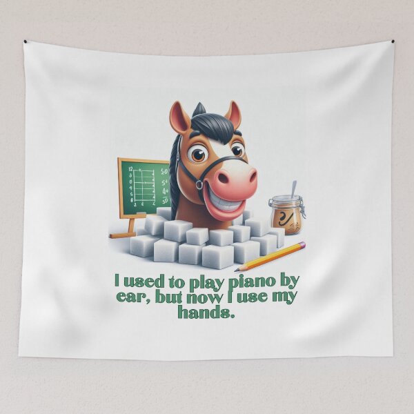 Item preview, Funny Proverb Sayings Horse face designed and sold by Littleprince2.