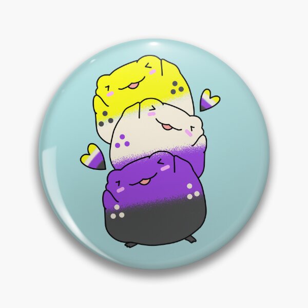 Item preview, Nonbinary pride lgbtq frogs  designed and sold by Quacktails.