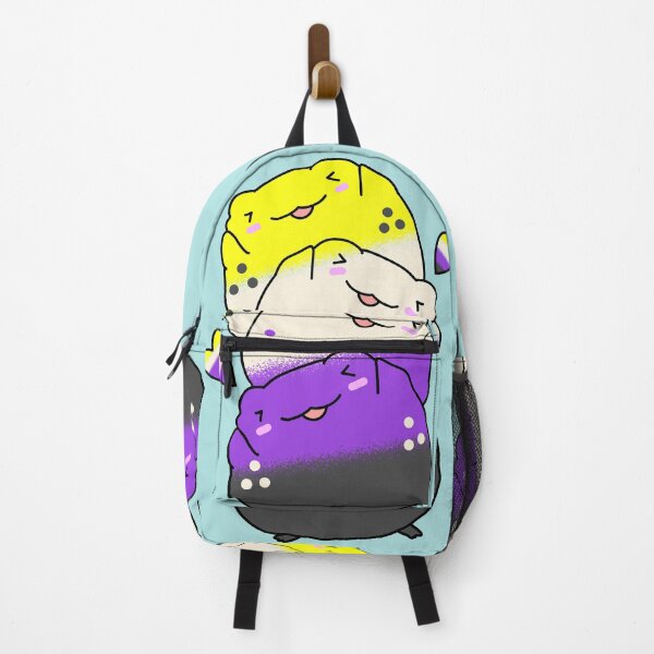 Item preview, Nonbinary pride lgbtq frogs designed and sold by Quacktails.