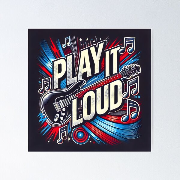 Item preview, Guitar Strings - Play It Loud designed and sold by AdelkoDesigns.