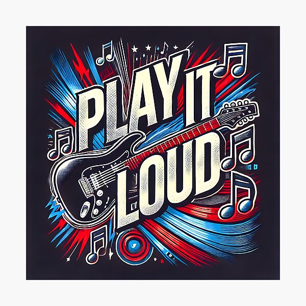 Item preview, Guitar Strings - Play It Loud designed and sold by AmvaDesigns.