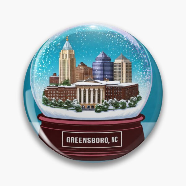 Item preview, Greensboro NC Snowglobe designed and sold by AbyssOasis.