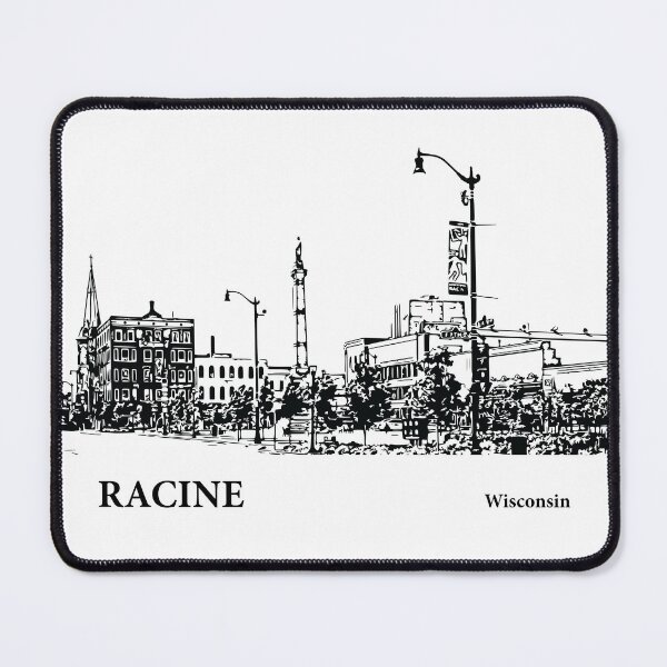 Item preview, Racine Wisconsin designed and sold by Lakeric Cityscapes.