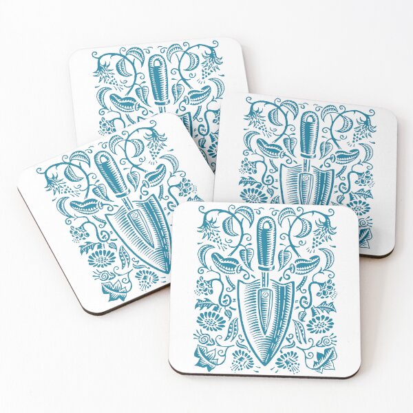Item preview, Garden Trowel and vines and flowers designed and sold by LisaHaney.