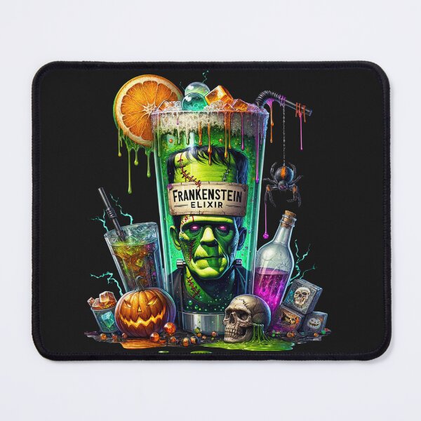 Item preview, Halloween Frankenstein Elixir Cocktail Drink Spooky Spirits designed and sold by InkwaveDesigns.